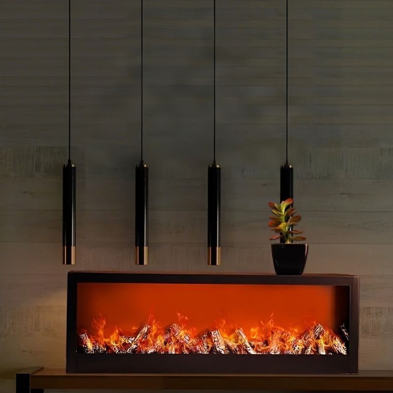 NNETM Art Deco Electric Fireplace Light